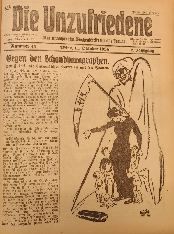 Die Unzufriedene 1924