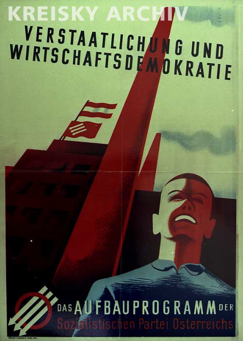 Plakat der SPÖ, 1946