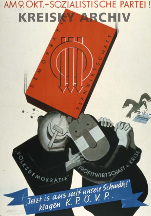 Plakat der SPÖ, 1949