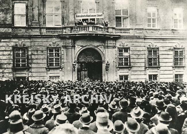 Ansprache Otto Bauers anlässlich einer Kundgebung am Ballhausplatz 1919.