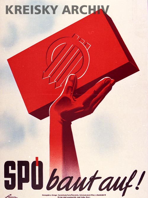 Plakat der SPÖ, 1949