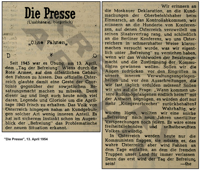 Die Presse vom 13.4.1954