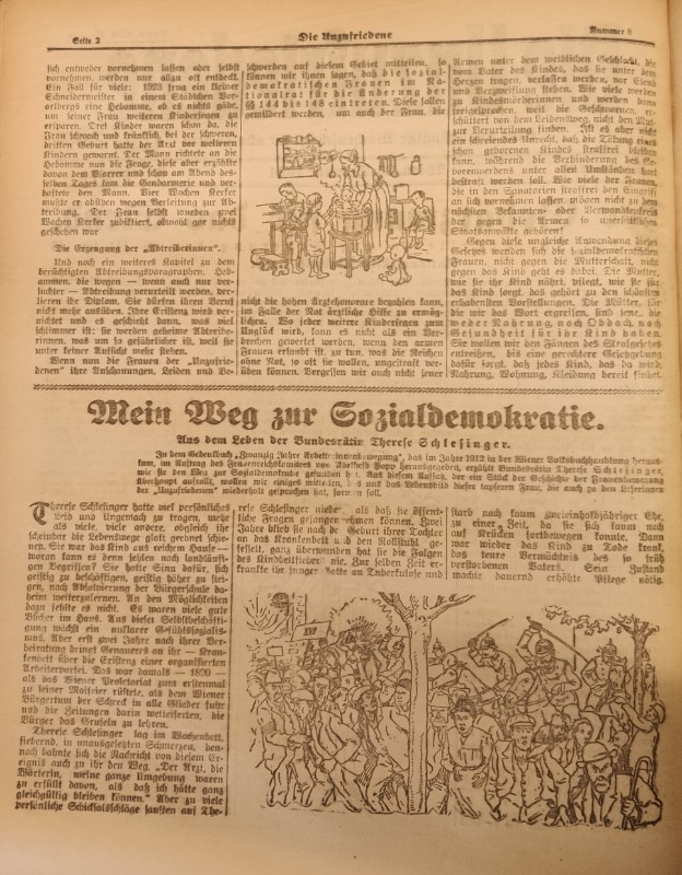 Abdruck einer Rede von Nationalratsabgeordneten Adelheid Popp (SDAP) gegen das Abtreibungsverbot Abdruck einer Rede von Nationalratsabgeordneten Adelheid Popp (SDAP) gegen das Abtreibungsverbot
