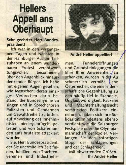 Kurier vom 21. 12. 1984