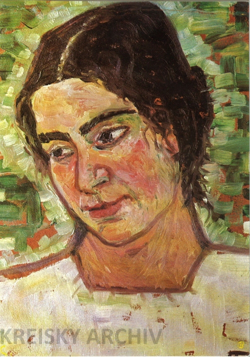Carry Hauser: Bildnis Trude (1910). Carry Hauser: Bildnis Trude (1910).