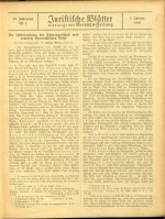 Juristische Blätter 1938