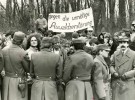 Foto Aubesetzung „Gegen die unnötige Auwaldzerstörung“ vom 12. 12. 1984