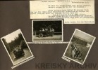 Selbstgemachtes Fotoalbum für den Gruppenleiter Bruno Kreisky von der SAJ-Sommerkolonie 1933 in Traismauer