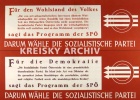 Plakat der SPÖ, 1949 II